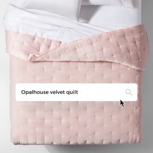 Pink Velvet Quilt